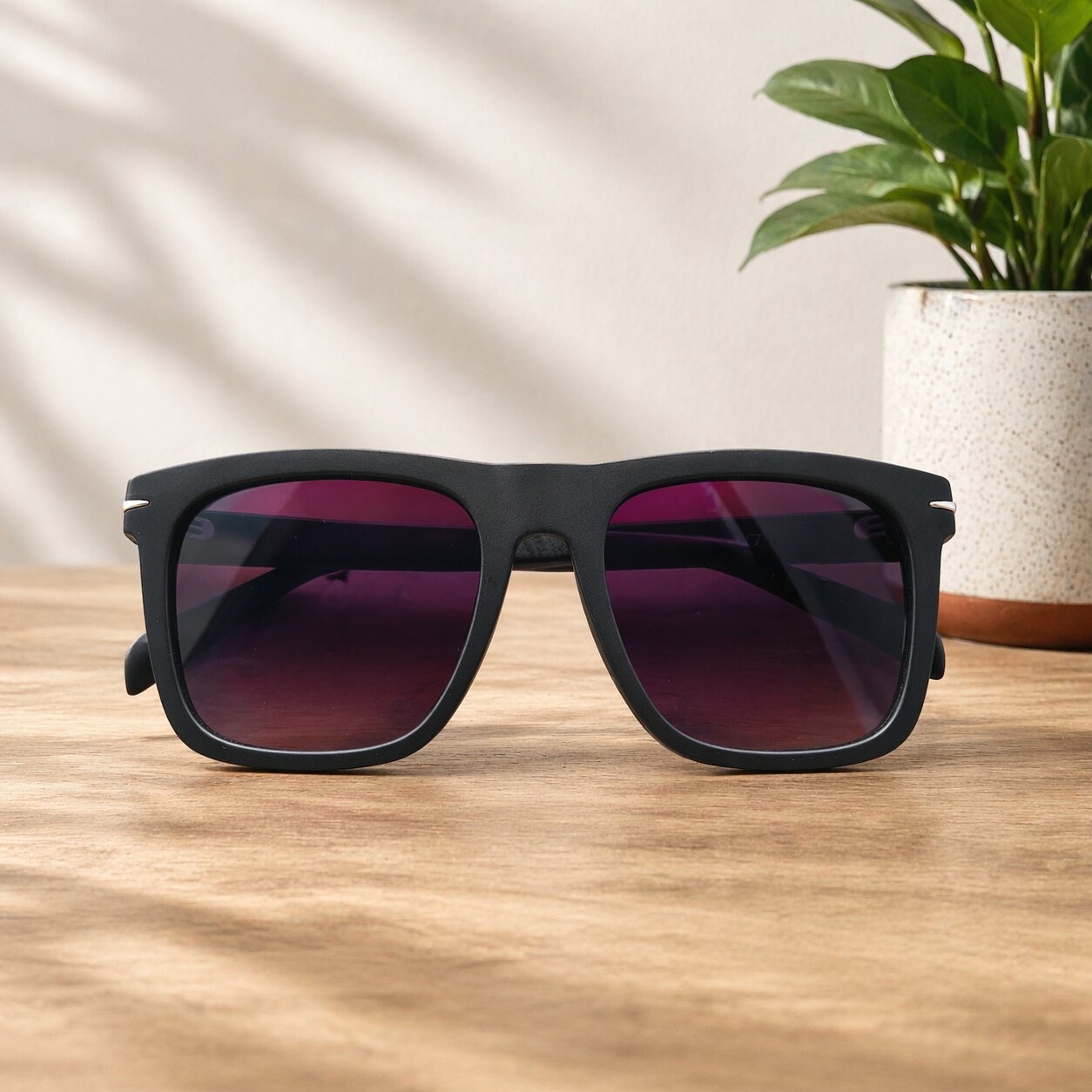 Best Vintage Model Branded Unbreakable Black Frame Polarized Sunglasses